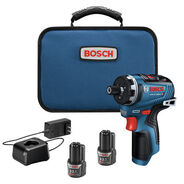 ELECTRIC SCREWDRIVERS | Bosch 12V Max Brushless Lithium-Ion Two-Speed Hex 1/4 in. Cordless Screwdriver Kit (2 Ah)